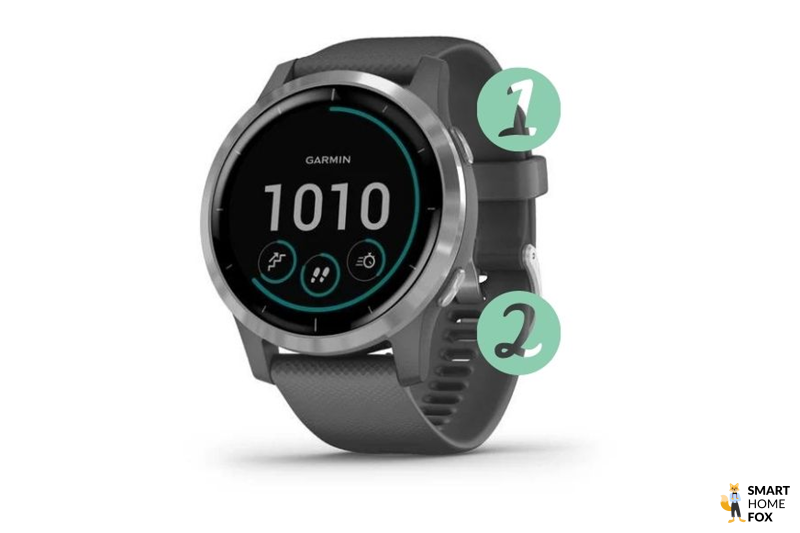 boutons garmin vivoactive 4